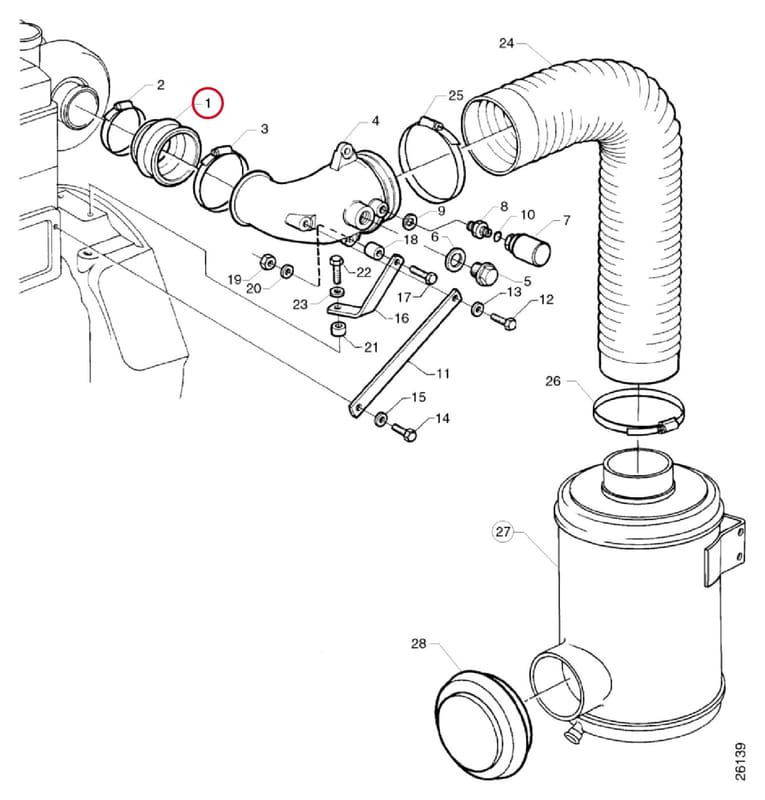 RUBBER HOSE 1108488