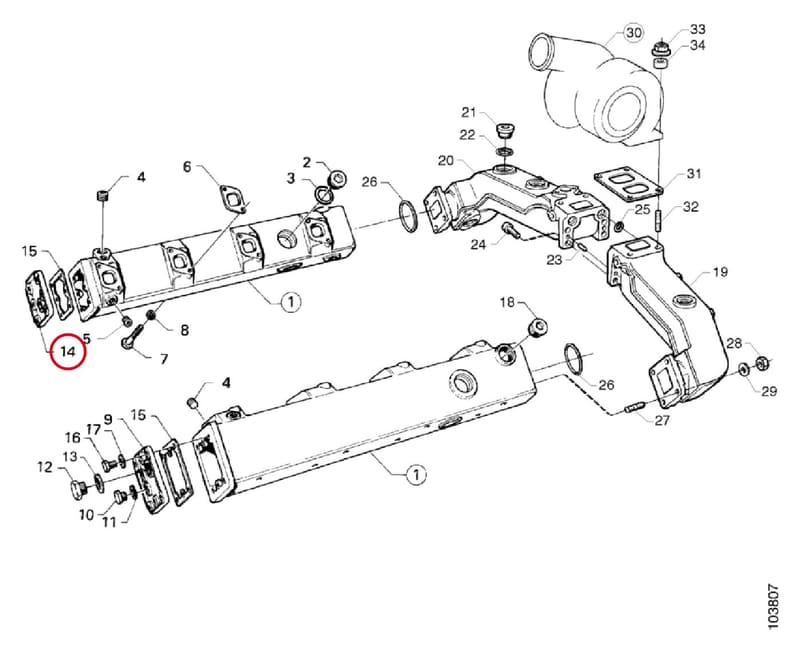 COVER MANIFOLD RH 1110969