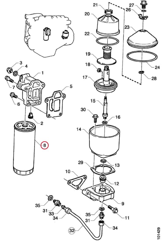 OILFILTER - THIS PRODUCT IS REPLACED! 1117285