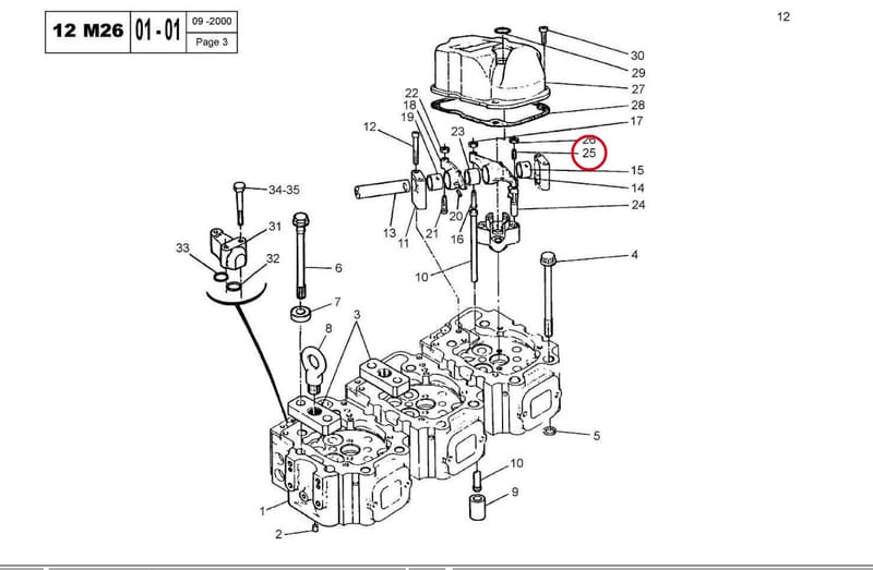 ADJUSTING SCREW ASSEMBLY 13015050T