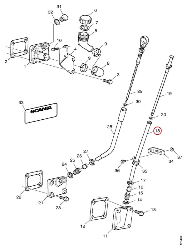 DIP STICK TUBE 1309181