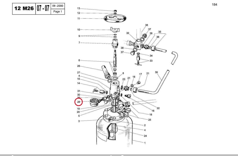 PRESSURE GAUGE 0-60 EQUIPPED 13115140M