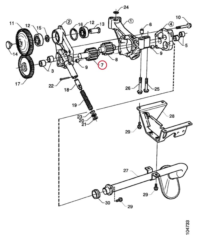 PUMP GEAR 1313863