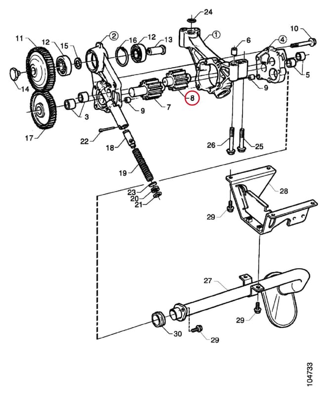 PUMP GEAR 1318055