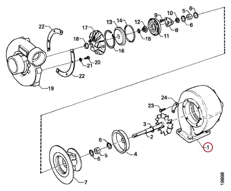 HOUSING TURBO 1319458
