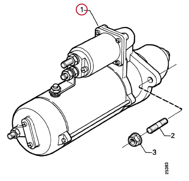 STARTER MOTOR 1332903