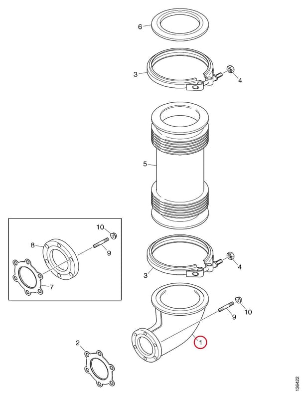 PIPE BEND 1335747