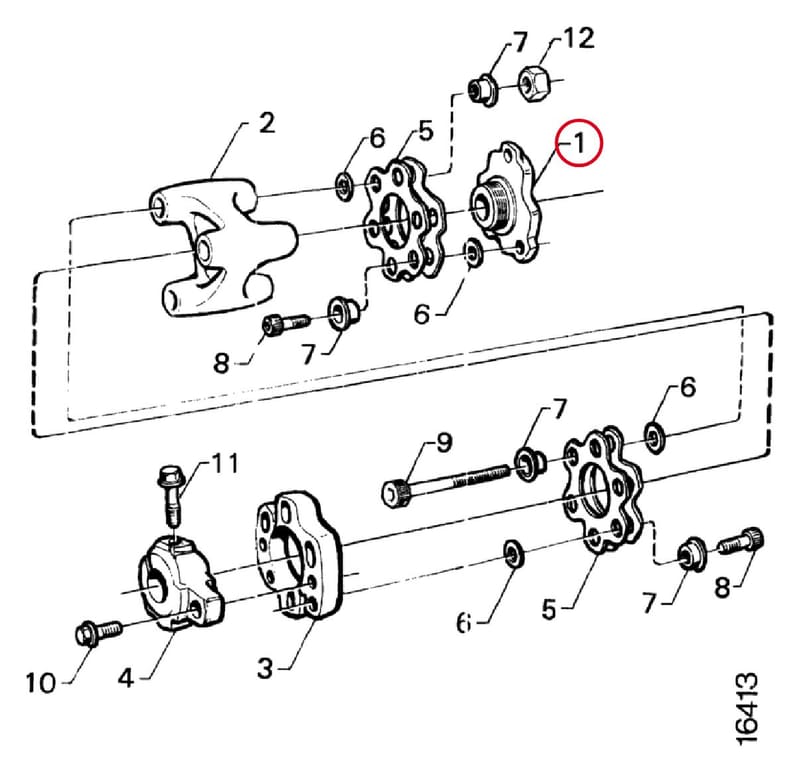 COUPLINGS HALF 1336253