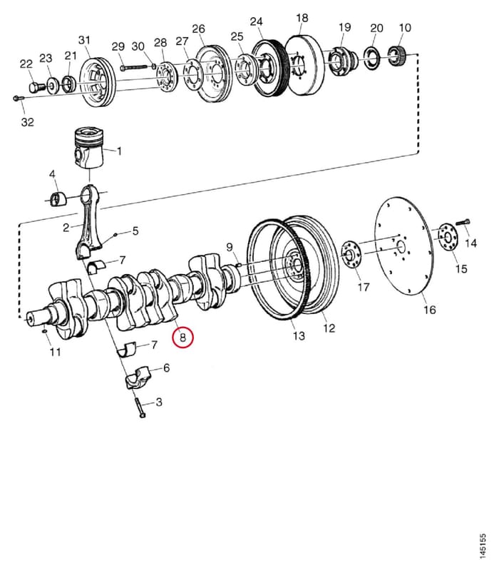 CRANKSHAFT 1338810