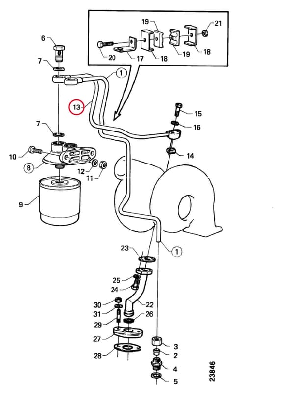 LUBE PIPE 1343440