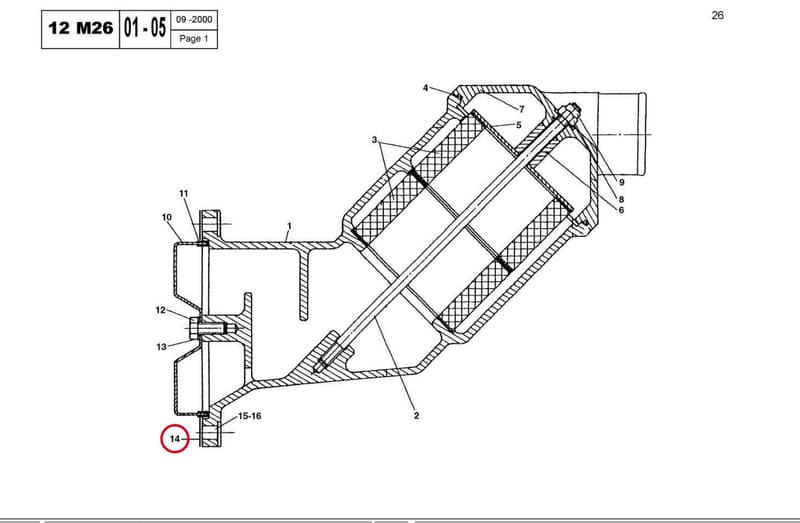 INSPECTION DOOR GASKET 13501131S