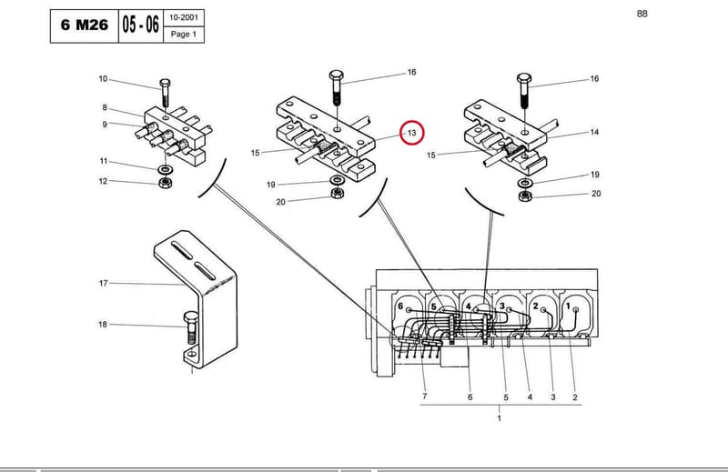 INJ. TUBE HANGER 13521500H