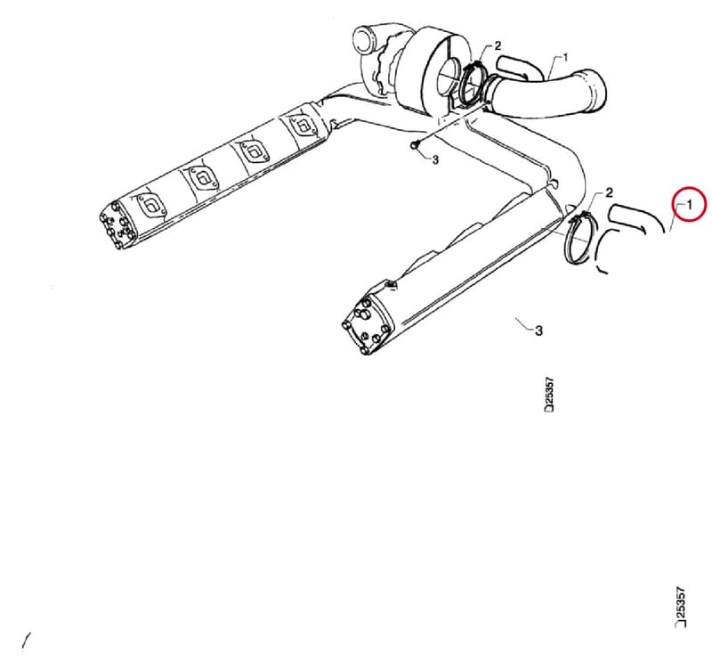 EXHAUST PIPE 1352390