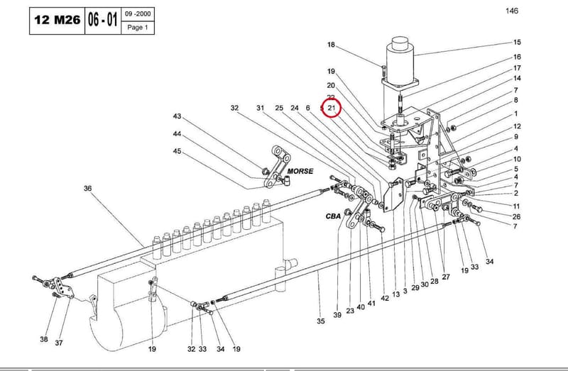 THRUST BEARING 13536030B