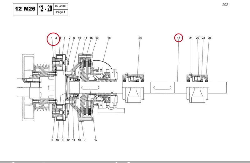 PTO SHAFT 13540130H