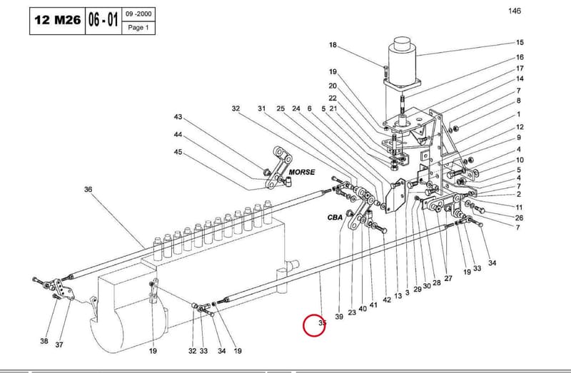 CONTROL ROD 13561170C