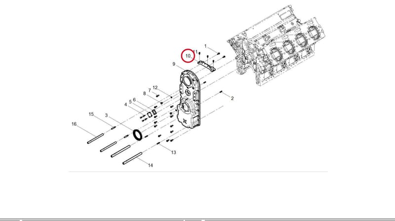 ANGLE BRACKET - DISTRIB. DOOR 13601130M