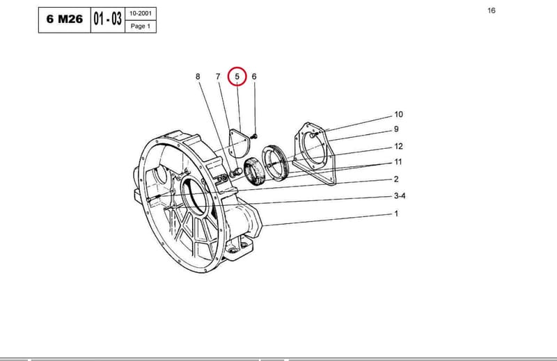 LOCK PLATE 13601570Q