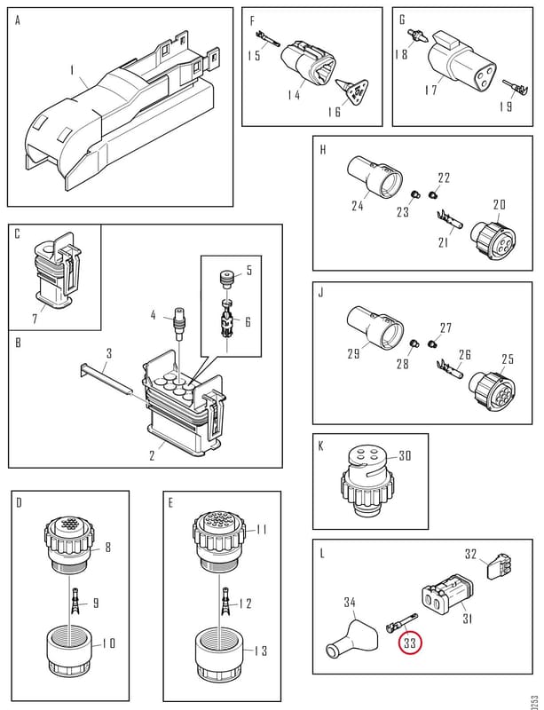 CABLE TERMINAL 1360371