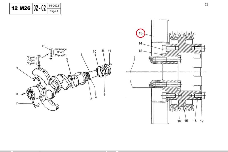 VIBRATION DAMPER 13608090C-CW