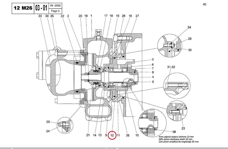 ADJUSTING SHIM 61.5 53 0.10 13610560M