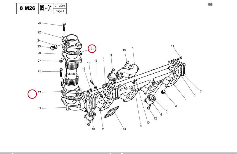 OVAL GASKET E155 13631080R