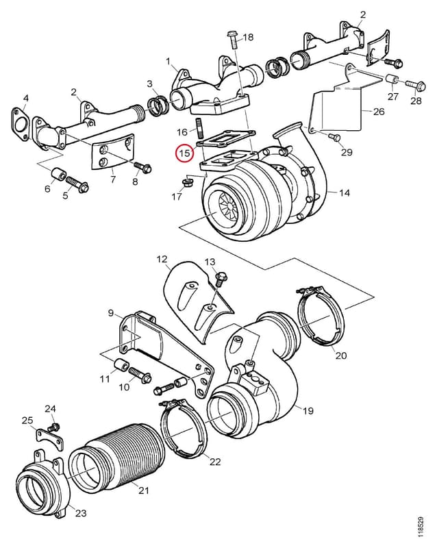EXHAUST GASKET - THIS PRODUCT IS REPLACED! 1364940