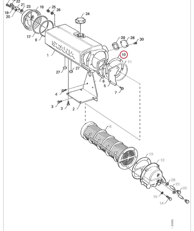 GASKET - THIS PRODUCT IS REPLACED! 1367986