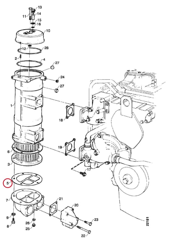GASKET - THIS PRODUCT IS REPLACED! 1367987