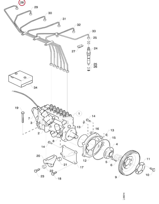 INJECTOR PIPE 1375369