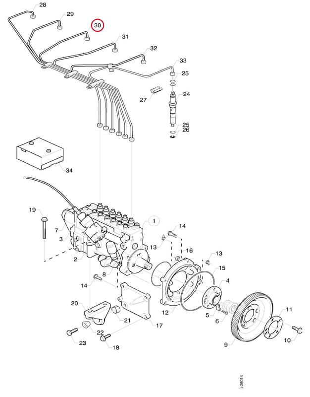 INJECTOR PIPE 1375371