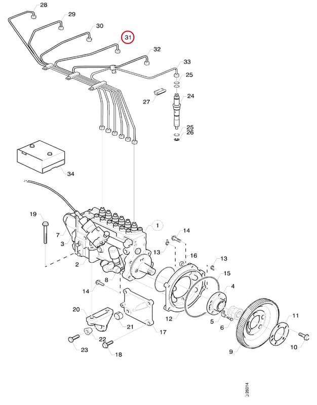 INJECTOR PIPE 1375372
