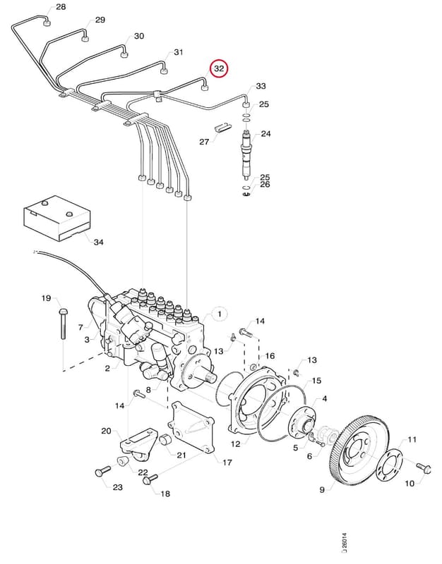 INJECTOR PIPE 1375373