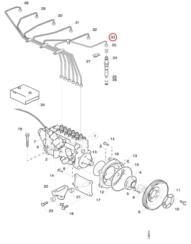INJECTOR PIPE 1375374