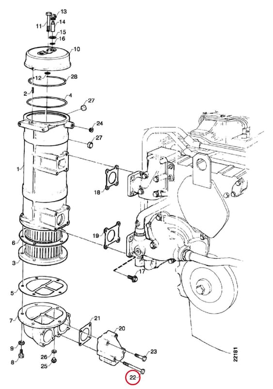 BOLT - THIS PRODUCT IS REPLACED! 1375436
