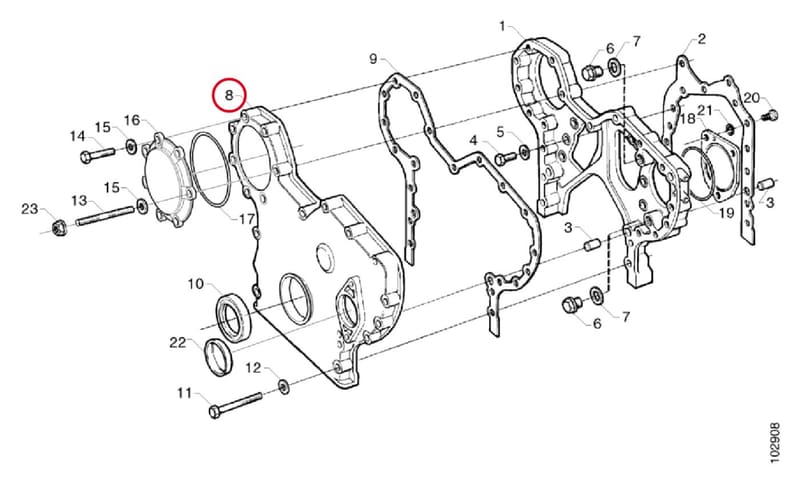 TRANSMISSION COVER 1375639