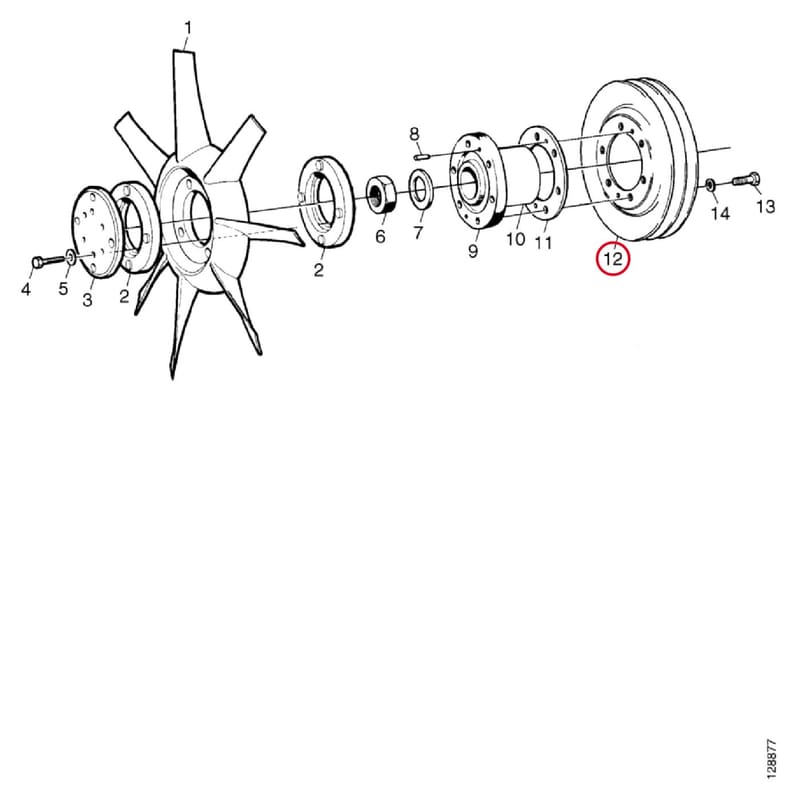 PULLEY - THIS PRODUCT IS REPLACED! 1380166