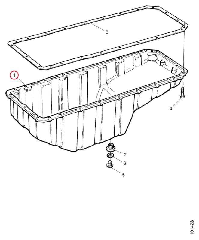 OIL PAN 1382382