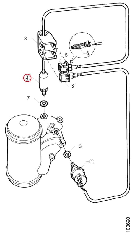 OIL PRESSURE MONITOR 1386903