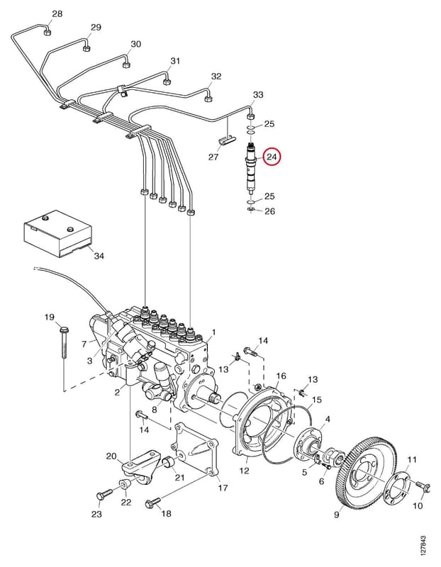NEW INJECTOR (POSSIBLE EXCHANGE UNIT 574360) 1387056