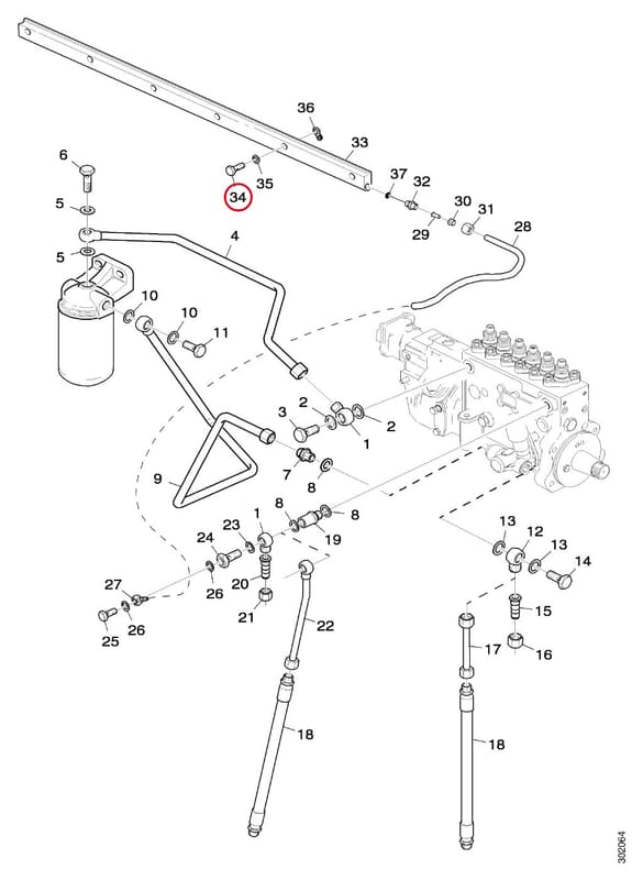 BANJO SCREW 1387754