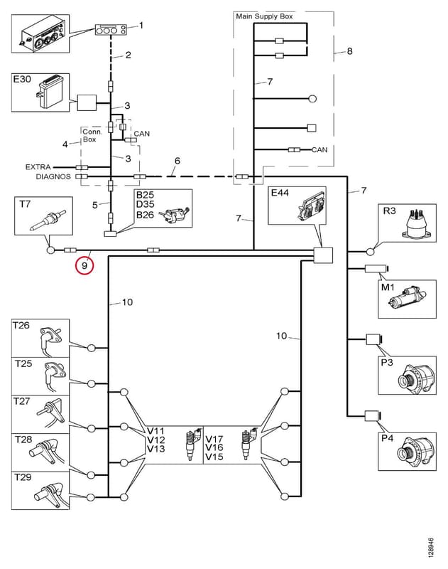 CABLE HARNESS 1393039