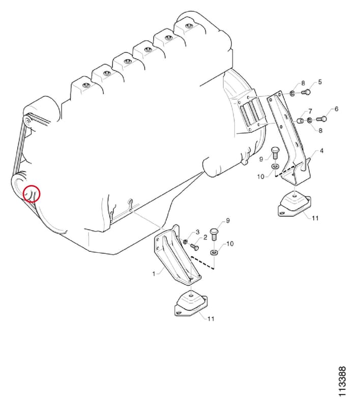 ENGINE BRACKET 1397115