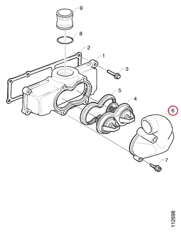 THERMOSTAT HOUSING 1398610