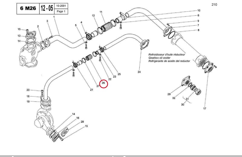 HOSE 28 34 40 14011080K