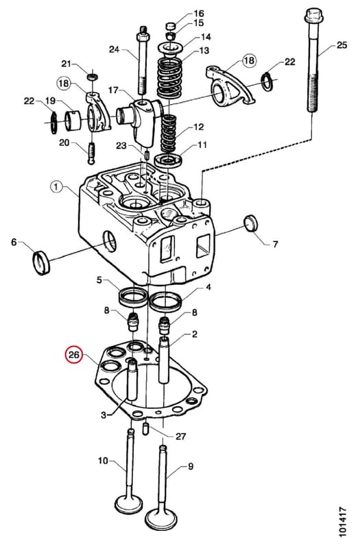 CYLINDER HEAD GASKET 1403258