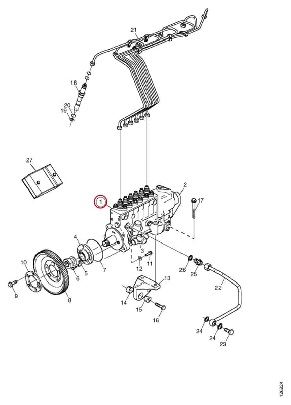 INJECTION PUMP ASS 1412293
