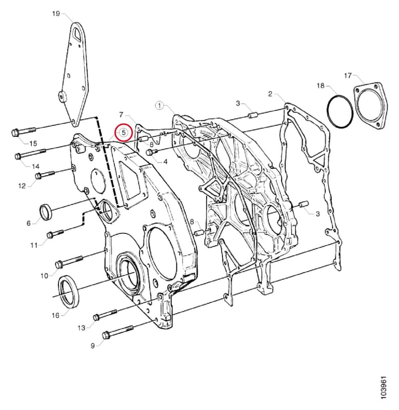 TIM GEAR CASING 1413671