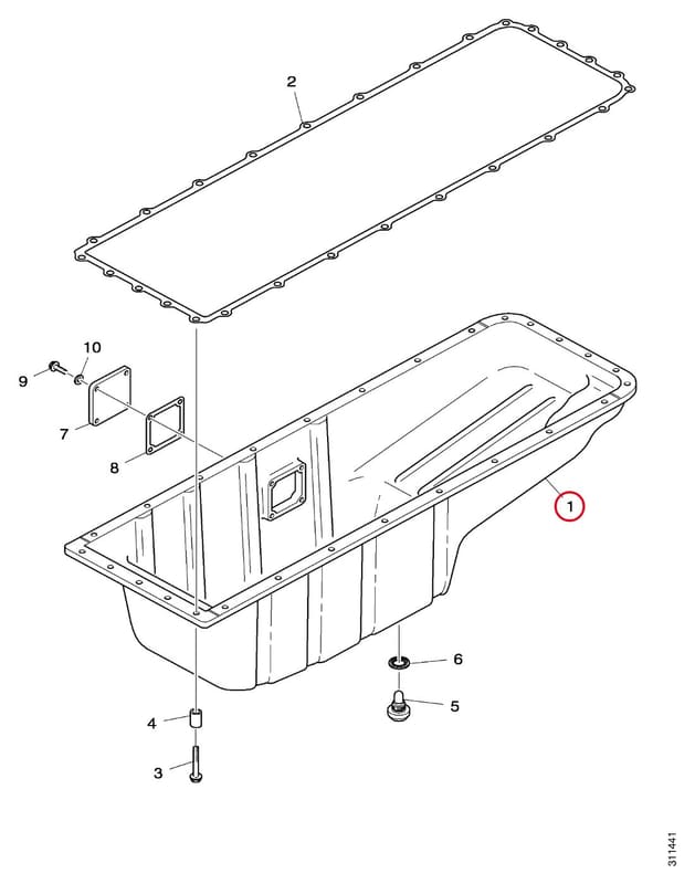 OIL PAN 1420827
