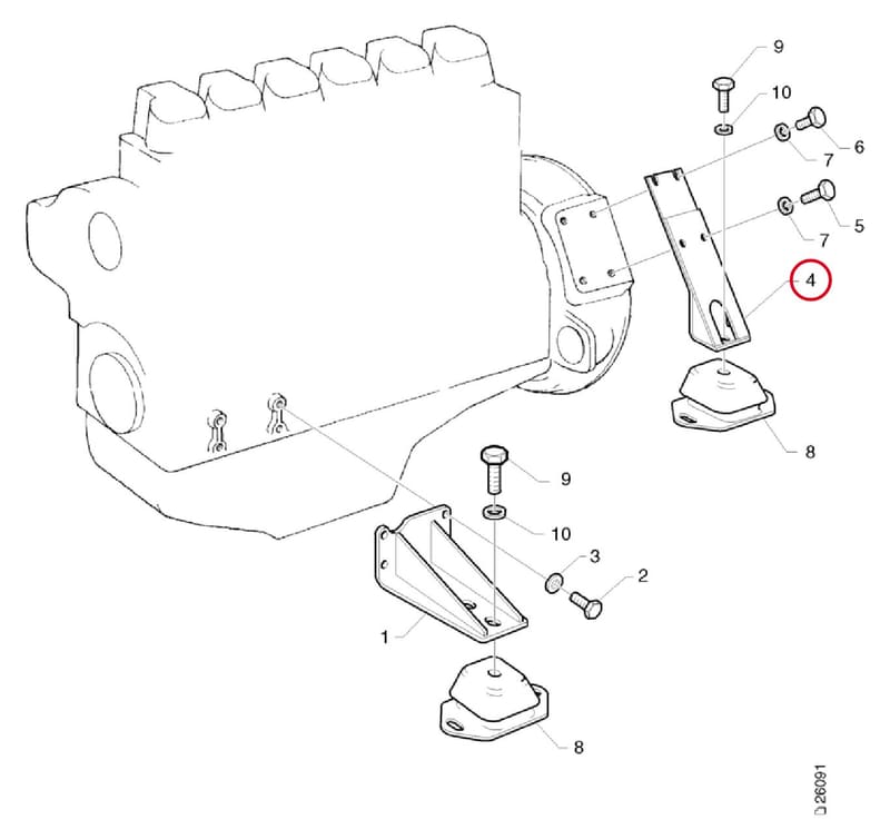 ENGINE BRACKET 1420841